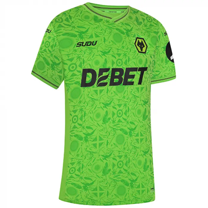Wolverhampton Wanderers Fan Shop | 2025-26 Wolves Goalkeeper Third Shirt – Adult With Custom Printing Collection Official Wolves Fan Gear